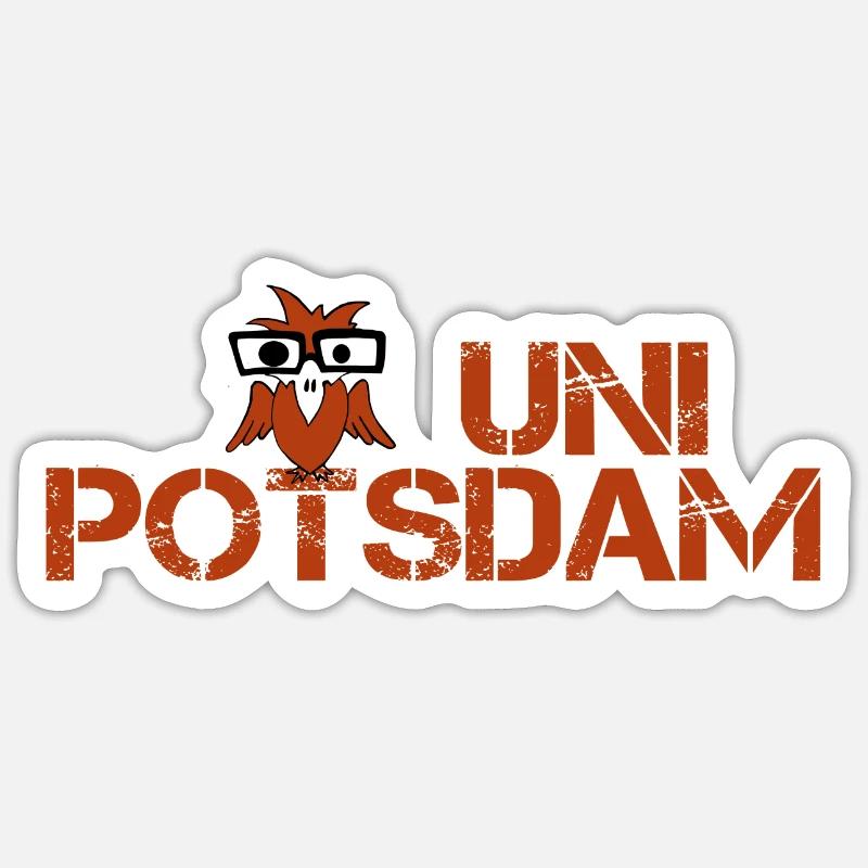 UNI POTSDAM - Sticker size S (10 x 10 cm) - white matte
