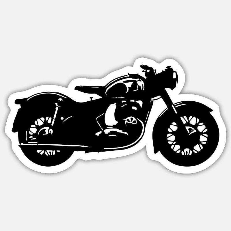 LivefortheMoment back - Sticker taille S (10 x 10 cm) - blanc mat