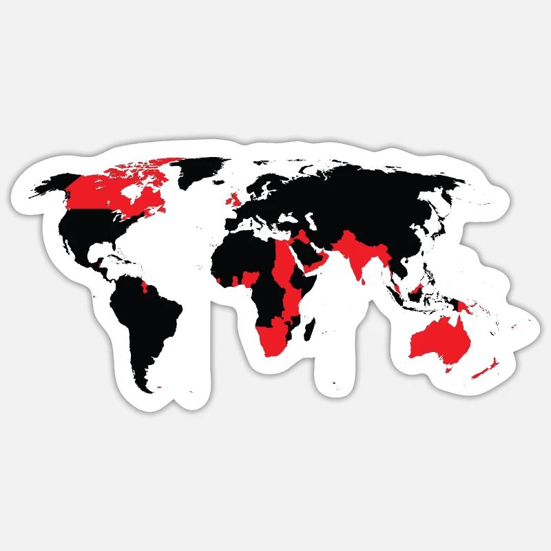 British Empire - Sticker size S (10 x 10 cm) - white matte