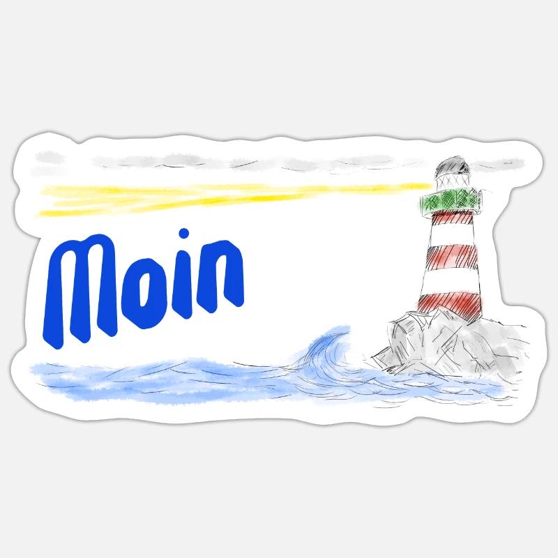 Moin Phare Sticker taille S (10 x 10 cm)