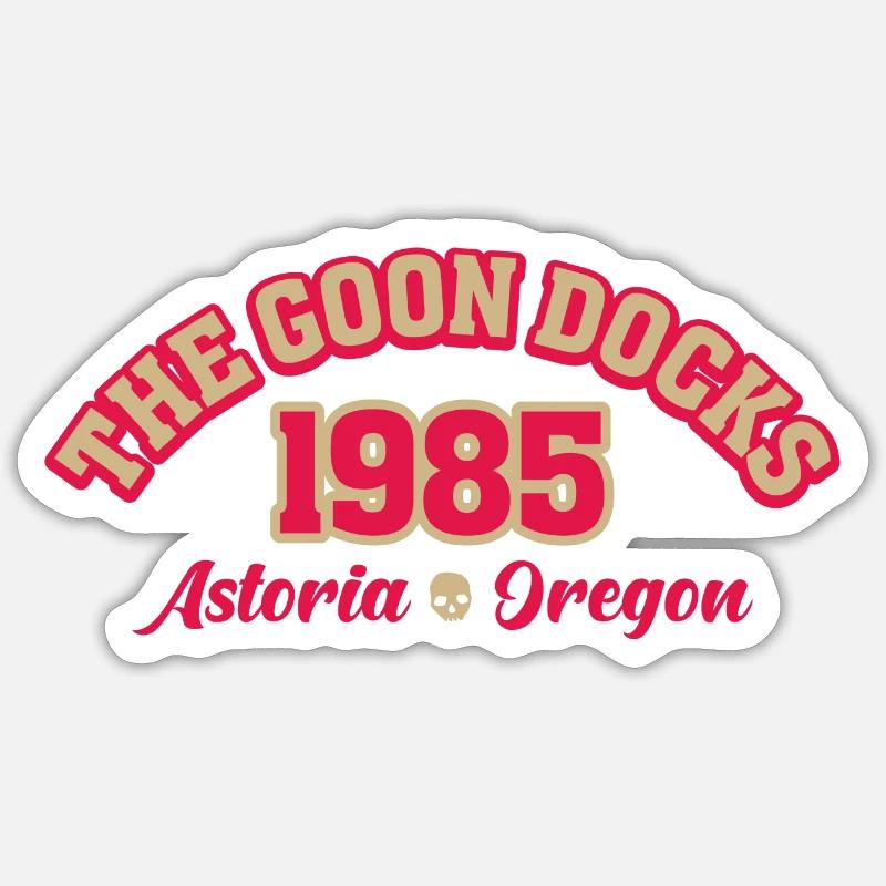 Die Goon Docks - Sticker Größe S (10 x 10 cm) - Mattweiß