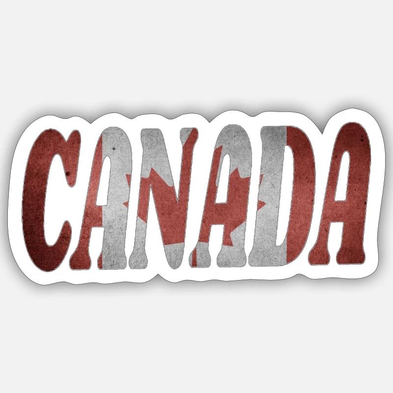 Canada - Sticker size S (10 x 10 cm) - white matte