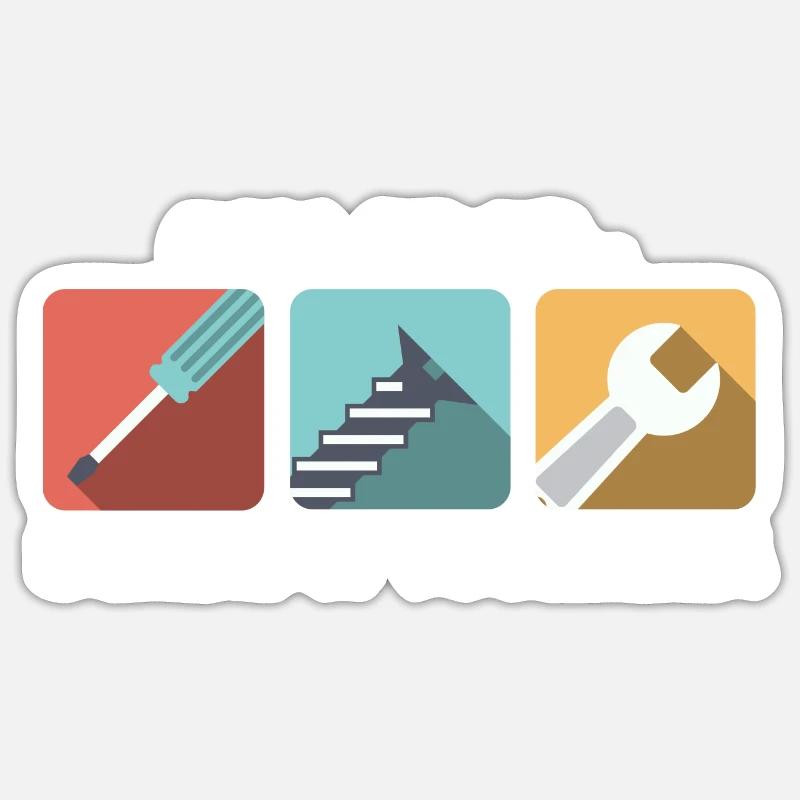 Sticker Größe S (10 x 10 cm) - 