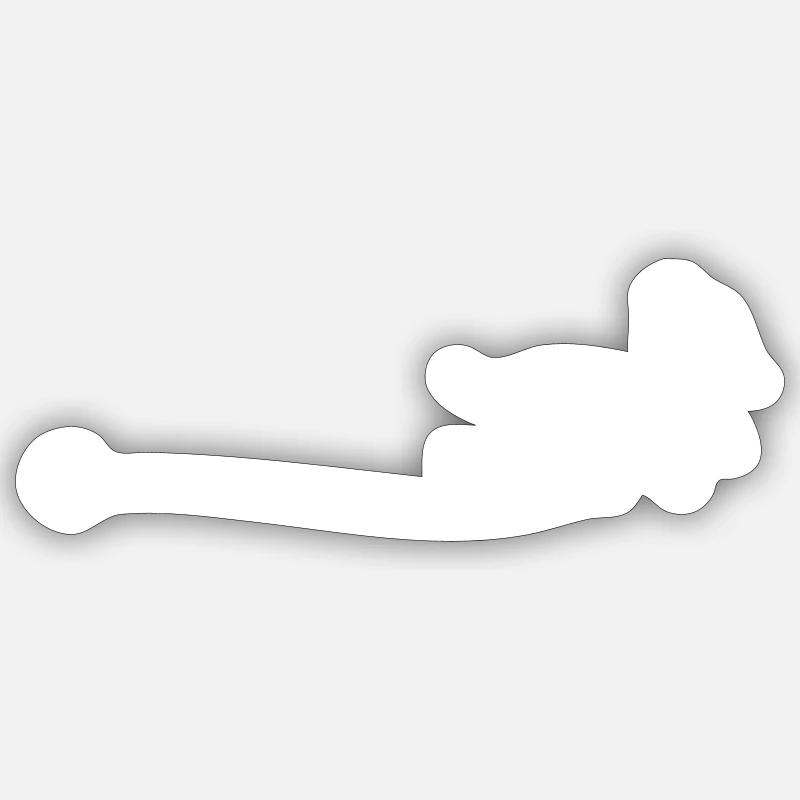 Cat thread wool kitten Sticker size S (10 x 10 cm)