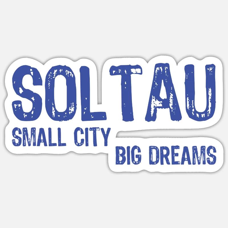 Soltau - Sticker size S (10 x 10 cm) - white matte