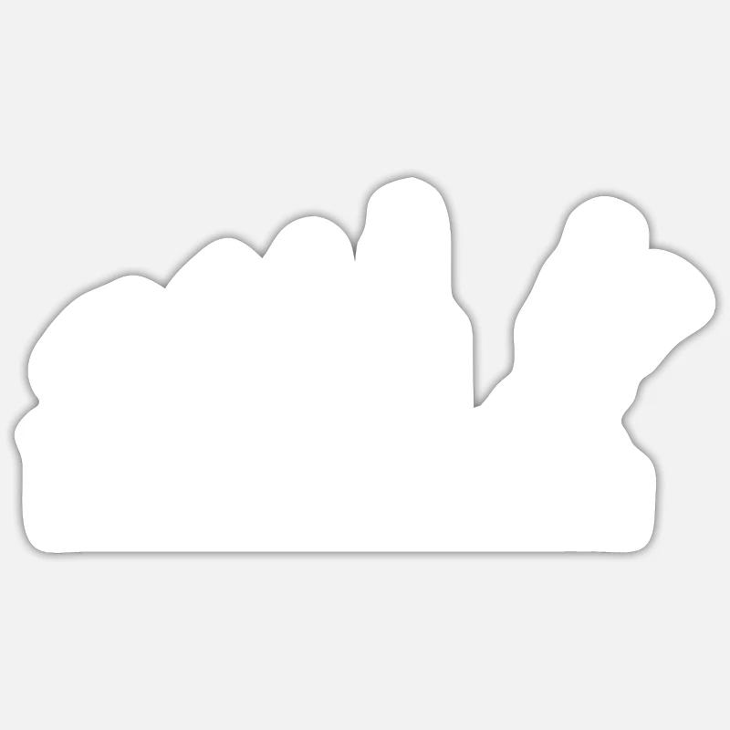 Die Evolution von Hurling Sticker Größe S (10 x 10 cm)