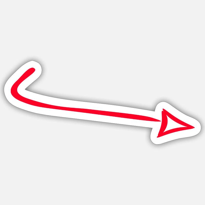 Flèche Sticker taille S (10 x 10 cm)