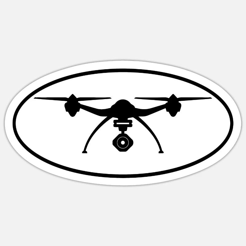 Drone FPV drones Sticker taille S (10 x 10 cm)