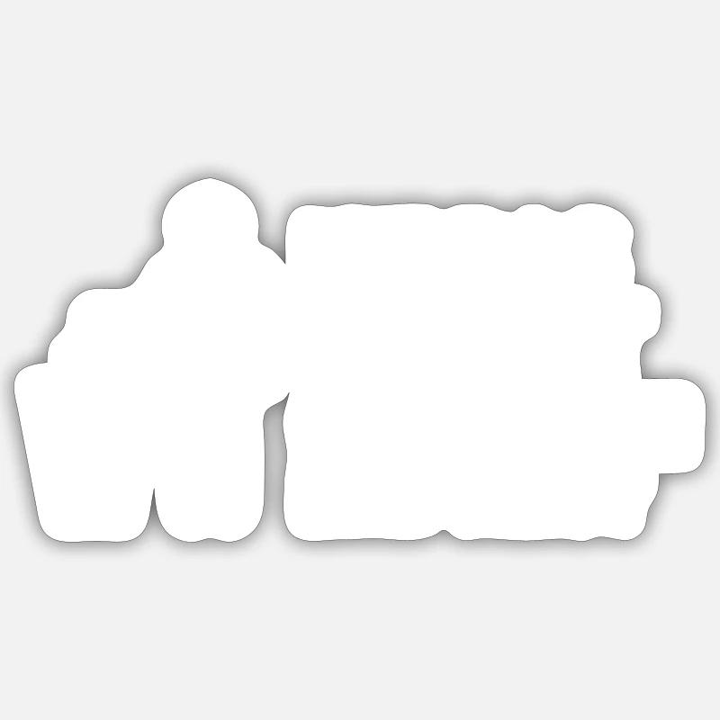 Ist das Kunst oder kann das weg? Schrott Satire Sticker Größe S (10 x 10 cm)