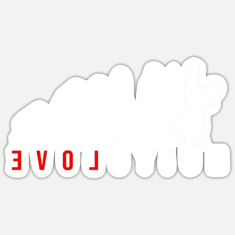 Snowboard Evolution Sticker Größe S (10 x 10 cm)