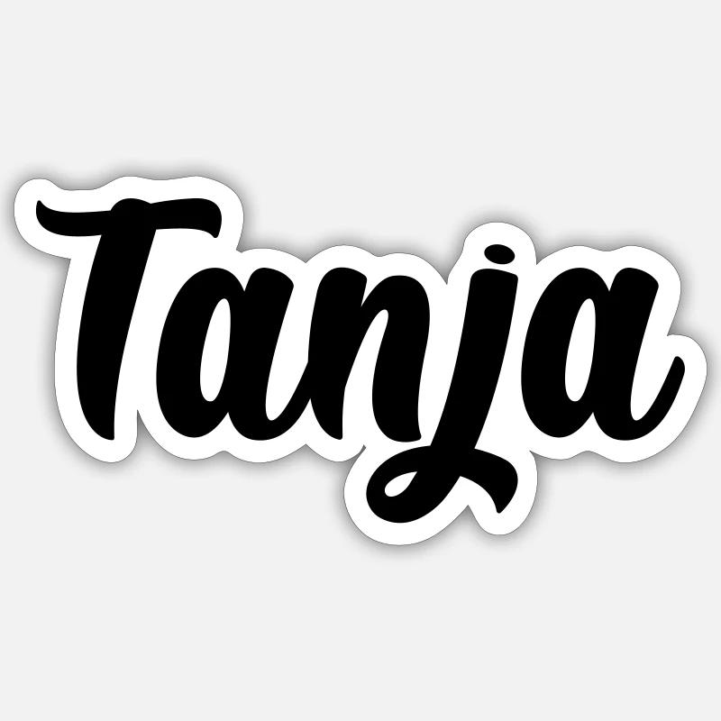 Tanja Sticker Größe S (10 x 10 cm)
