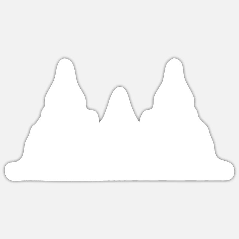 Forest - Sticker size S (10 x 10 cm) - white matte