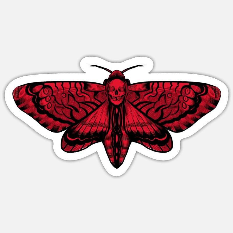 Moth Sticker size S (10 x 10 cm)
