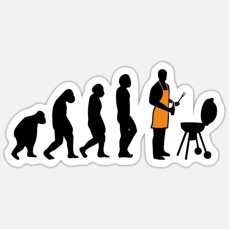 EVOLUTION GRILL Sticker Größe S (10 x 10 cm)