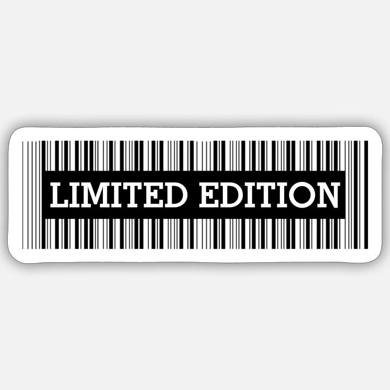 LIMITED EDITION - BARCODE - SCANCODE - EINZELSTÜCK Sticker Größe S (10 x 10 cm)