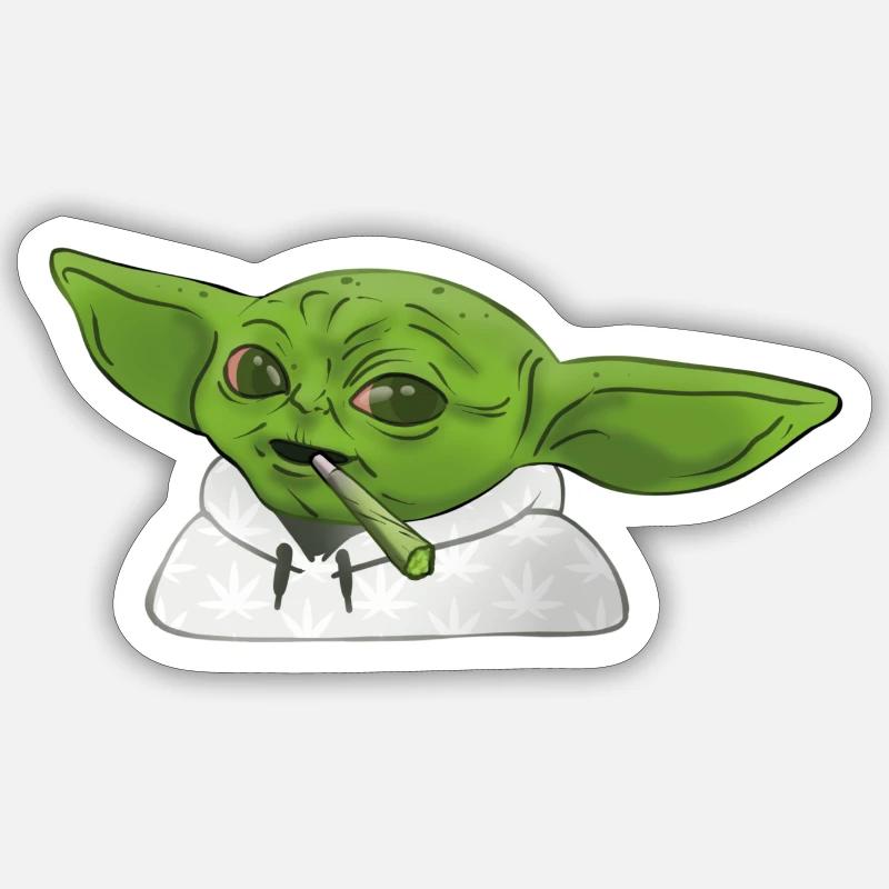 fumer joda Sticker taille S (10 x 10 cm)