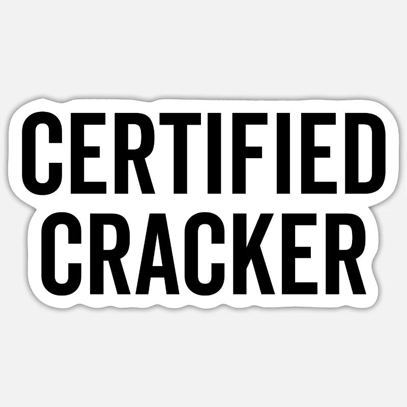 Certified Cracker Sticker size S (10 x 10 cm)