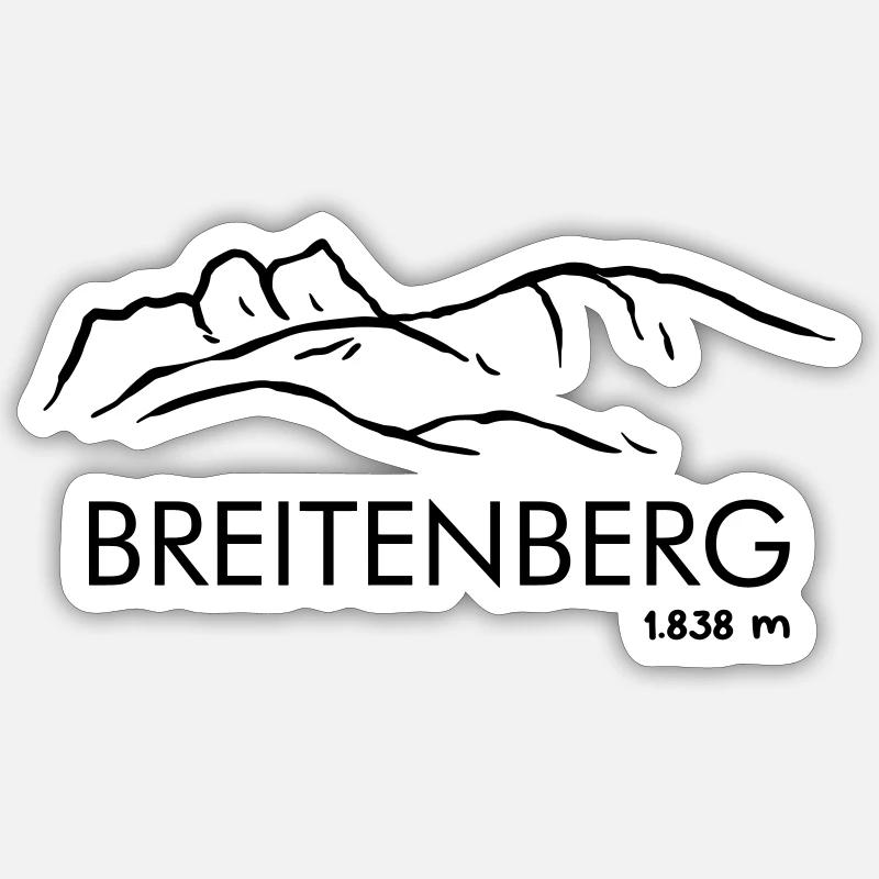 Breitenberg Sticker Größe S (10 x 10 cm)