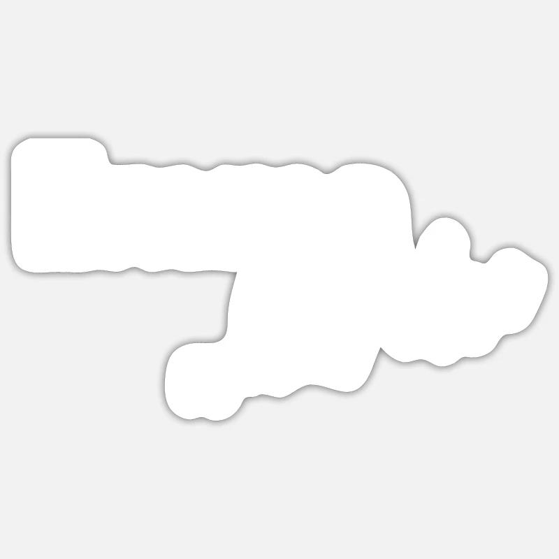 Emma What else - Sticker size S (10 x 10 cm) - white matte
