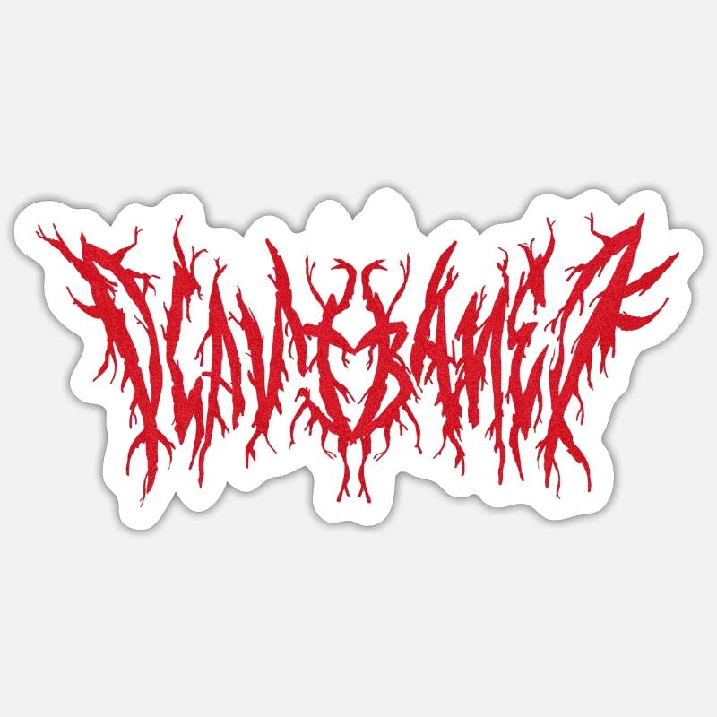Plant Based Metal - Sticker Größe S (10 x 10 cm) - Mattweiß
