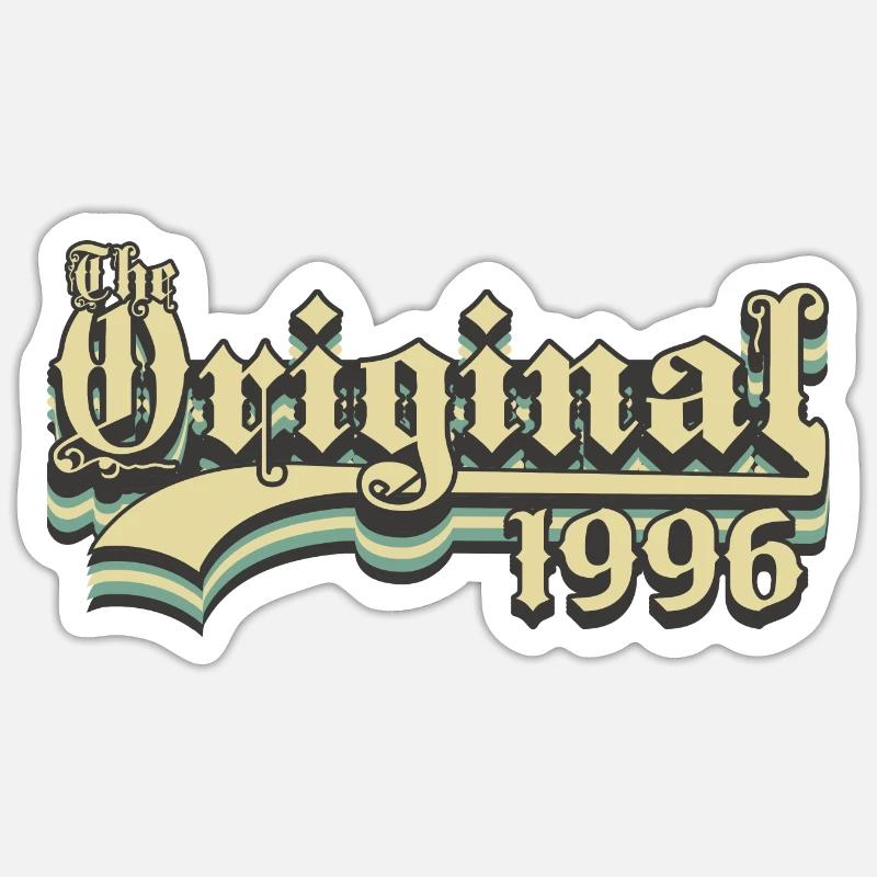 Né en 1996 l’original Sticker taille S (10 x 10 cm)