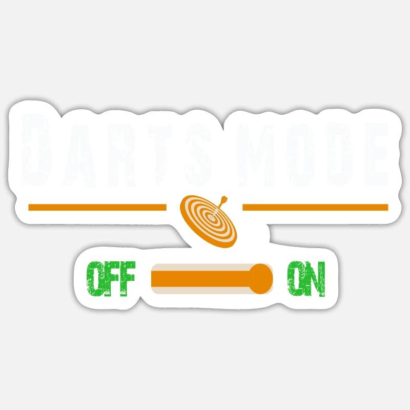 Darts mode on Sticker size S (10 x 10 cm)