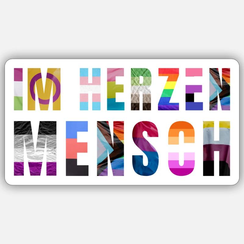 Orgueil - Sticker taille S (10 x 10 cm) - blanc mat