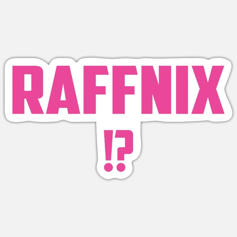 Raffnix - Sticker taille S (10 x 10 cm) - blanc mat