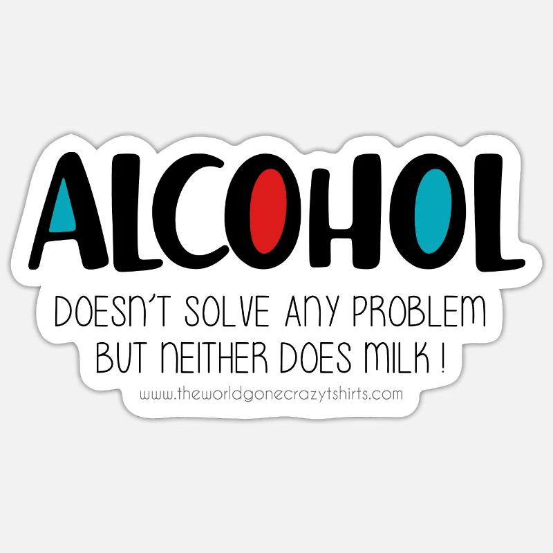 Alcool Sticker taille S (10 x 10 cm)