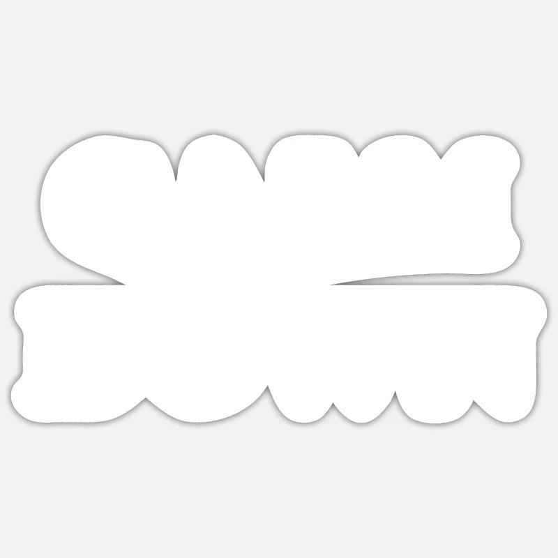 Calm Down Graphic Sticker size S (10 x 10 cm)