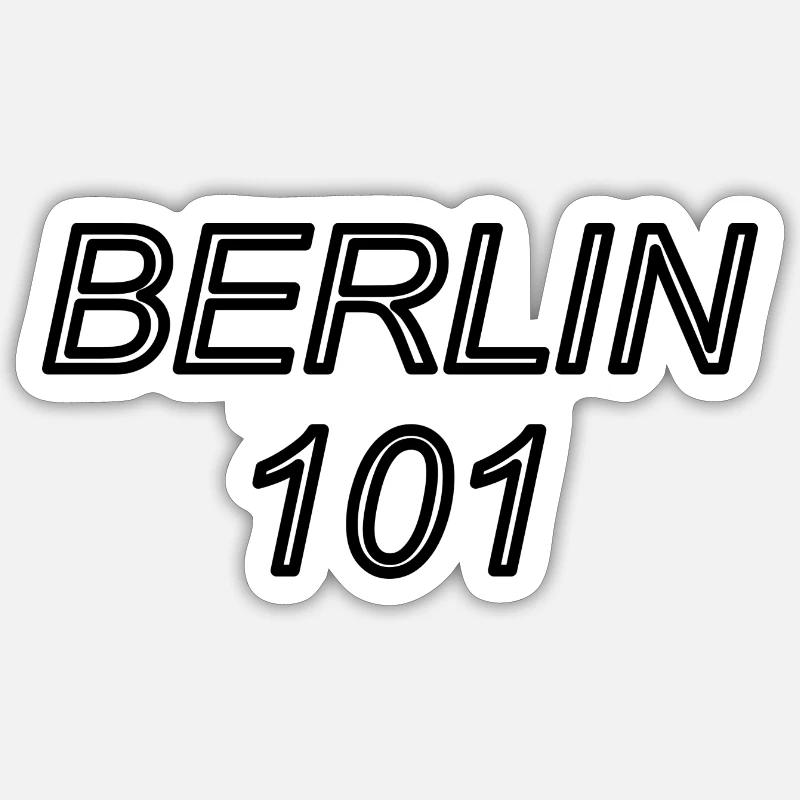 BERLIN 101 Sticker size S (10 x 10 cm)
