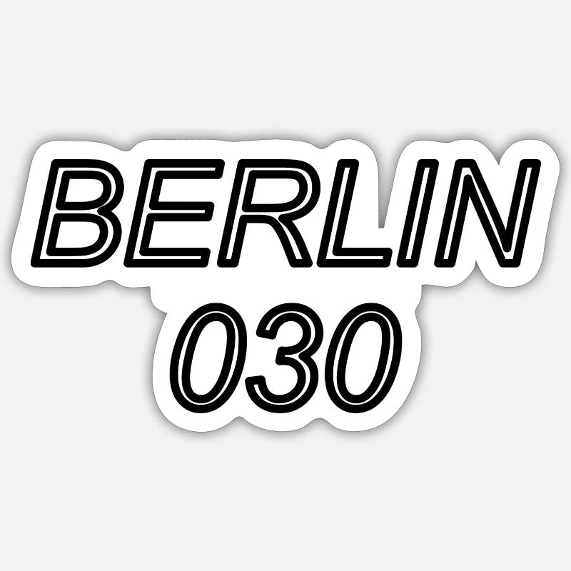 BERLIN 030 Sticker size S (10 x 10 cm)