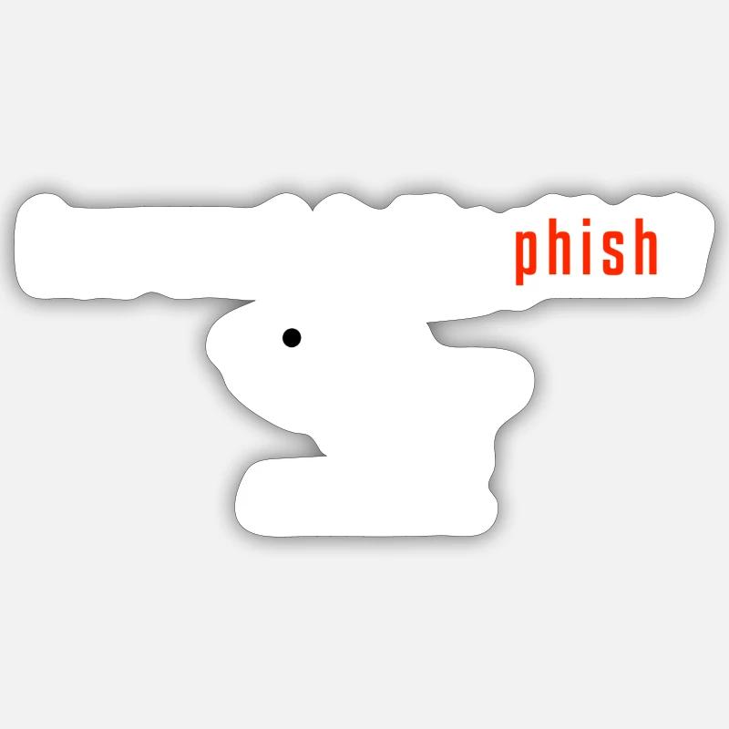 how much is the phish? Sticker Größe S (10 x 10 cm)