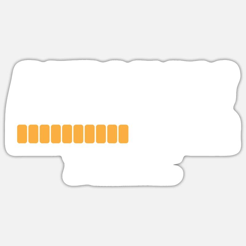 Bierschiss Is Loading... Sticker Größe S (10 x 10 cm)