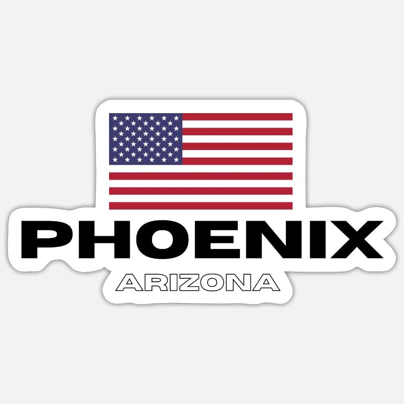Phoenix - Sticker Größe S (10 x 10 cm) - Mattweiß