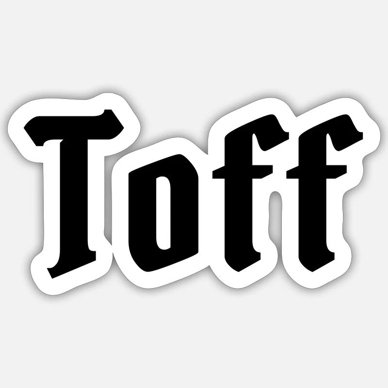 Toff Sticker size S (10 x 10 cm)