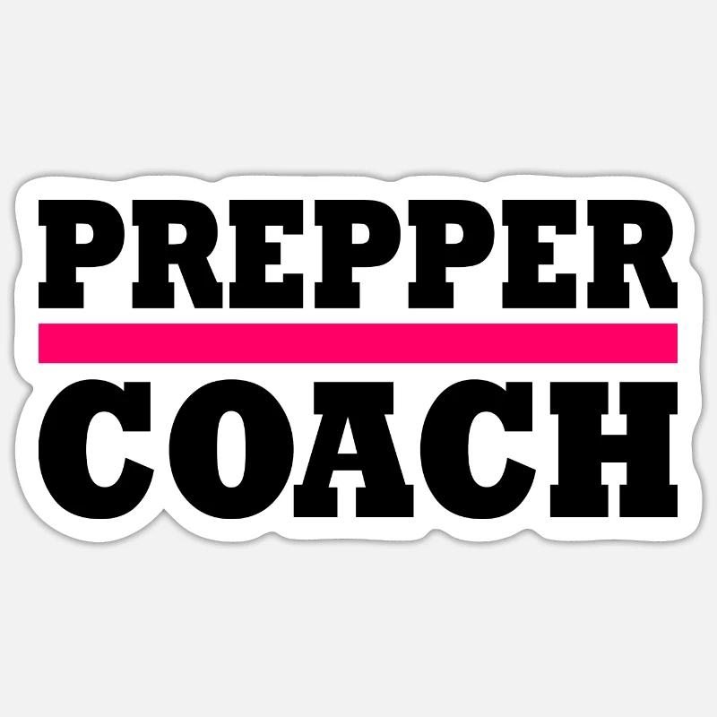 Prepper - Sticker size S (10 x 10 cm) - white matte