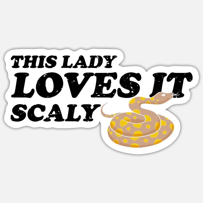 King python design pour les amateurs de serpents Sticker taille S (10 x 10 cm)