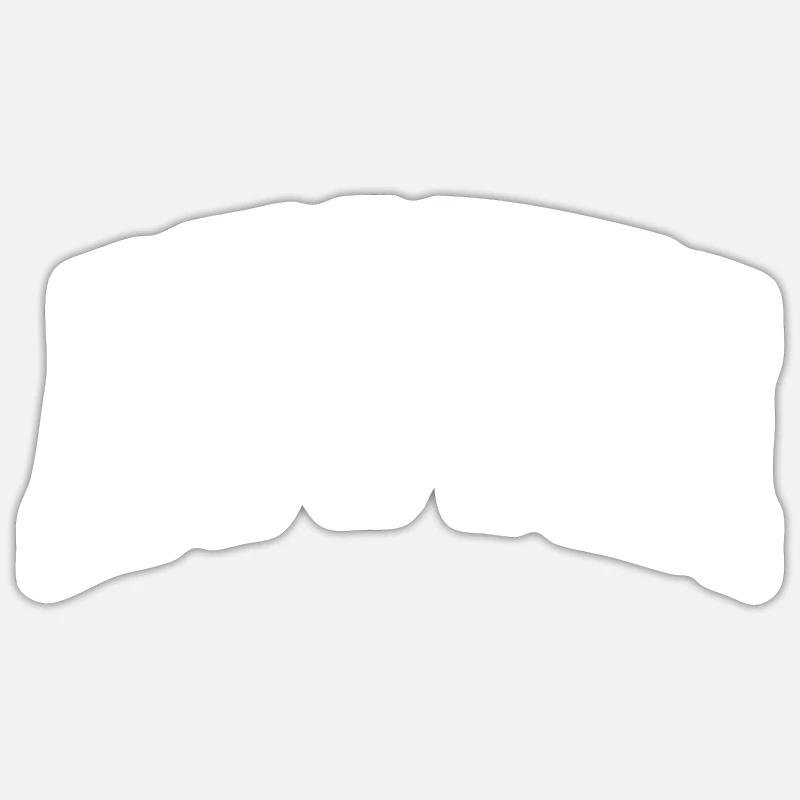 Austin - Sticker taille S (10 x 10 cm) - blanc mat