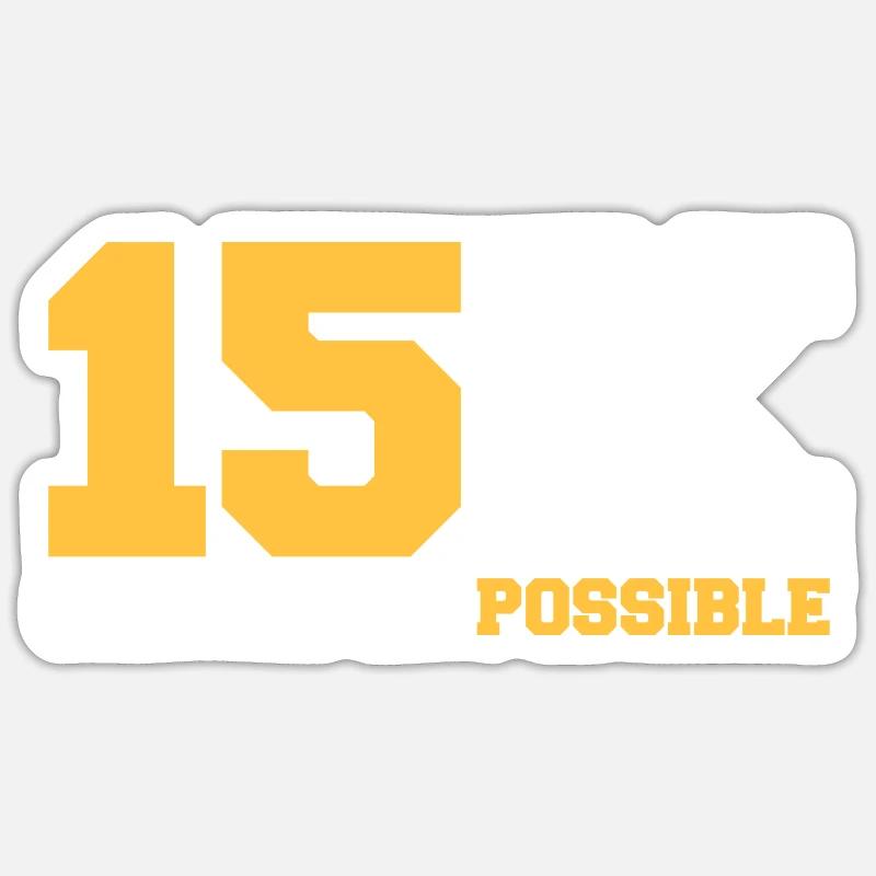 15x devrait être possible - Sticker taille S (10 x 10 cm) - blanc mat