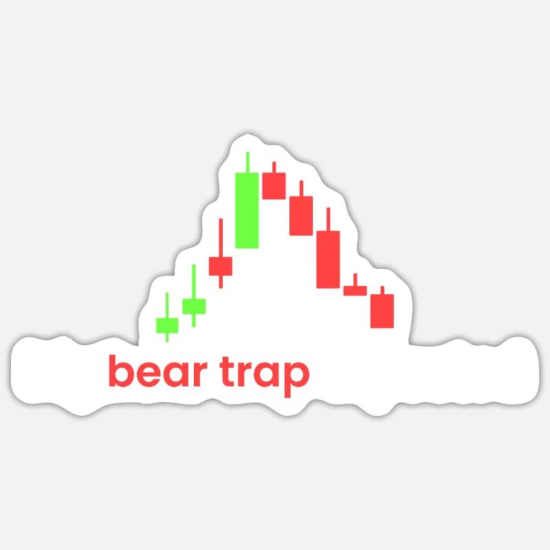 Big bear expected - Sticker size S (10 x 10 cm) - white matte