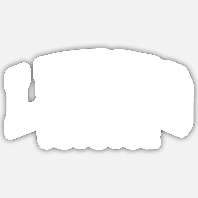 Leipzig - Sticker Größe S (10 x 10 cm) - Mattweiß