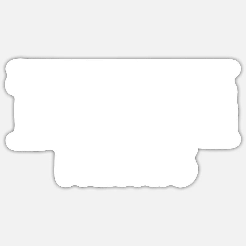 Enseigner des choses - Sticker taille S (10 x 10 cm) - blanc mat