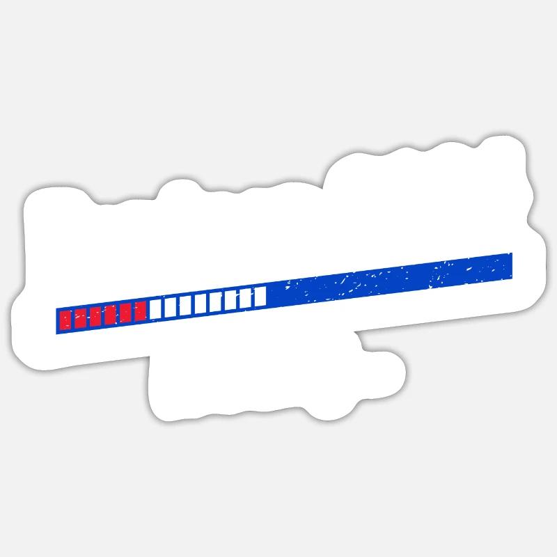 Rentner 2024 Loading... Rente 2024 - Sticker Größe S (10 x 10 cm) - Mattweiß