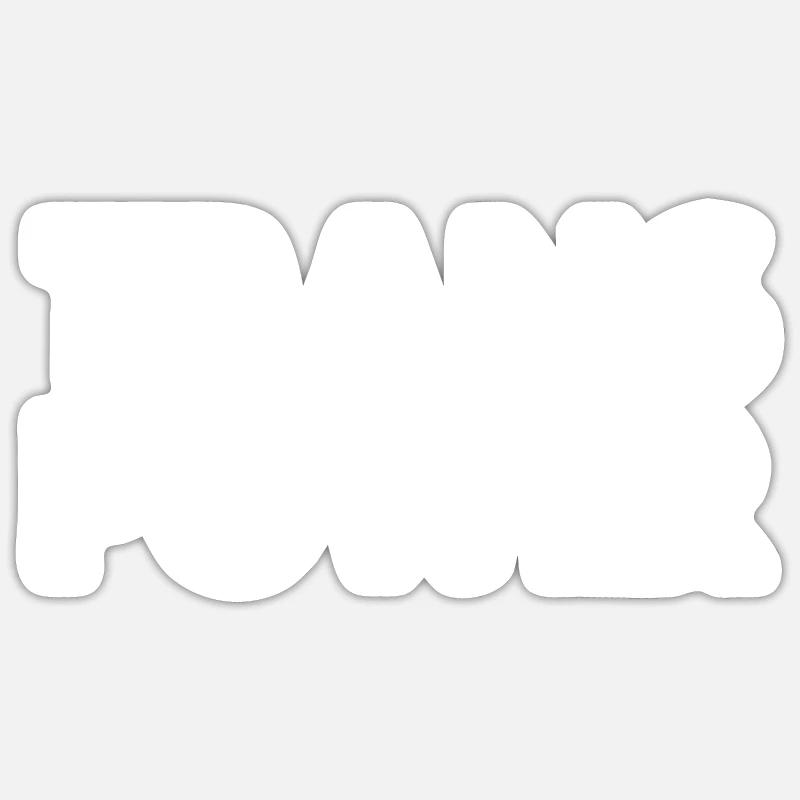 Trans power - Sticker Größe S (10 x 10 cm) - Mattweiß