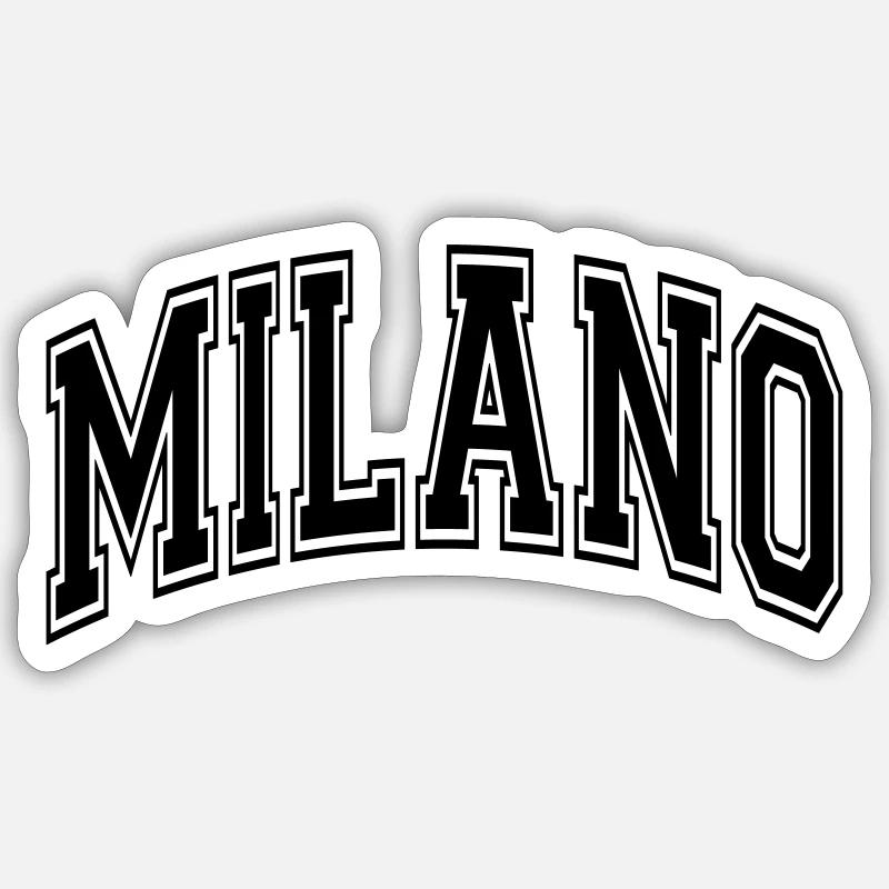 Milan Sticker size S (10 x 10 cm)