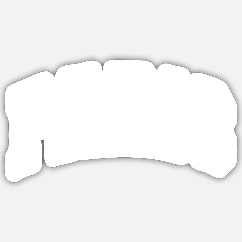 Paris - Sticker size S (10 x 10 cm) - white matte
