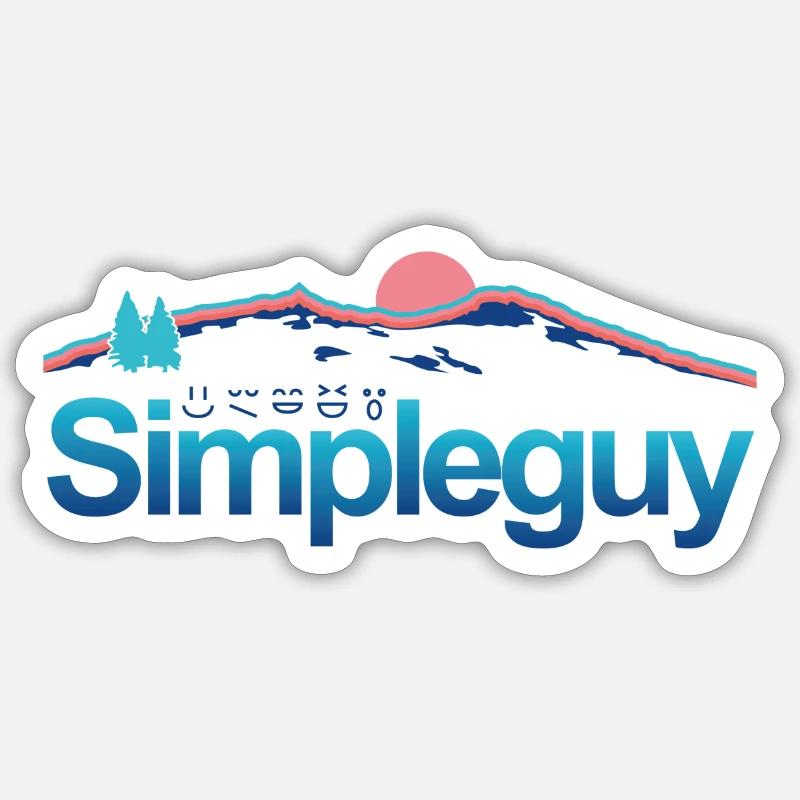 SimpleGuy - Rough Tor Emoji Sticker size S (10 x 10 cm)