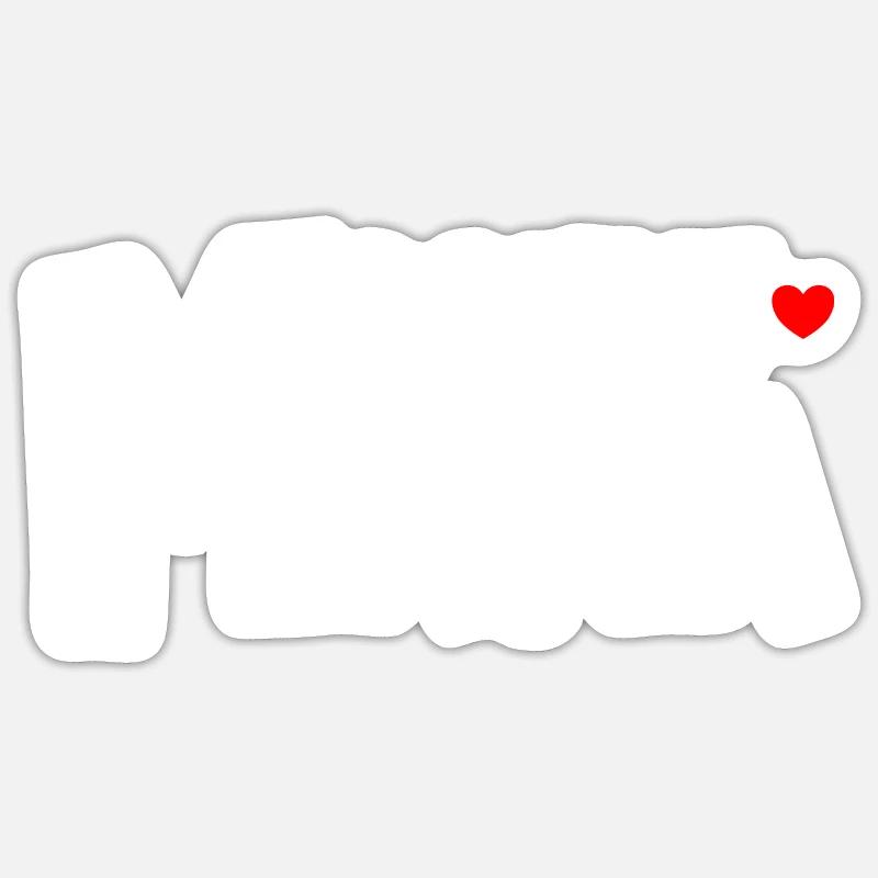 Danke Mama - Muttertag Sticker Größe S (10 x 10 cm)