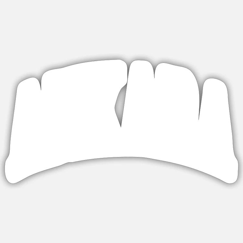 Ankara - Sticker size S (10 x 10 cm) - white matte